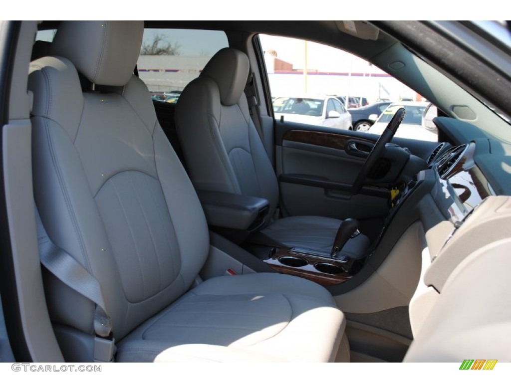 2011 Enclave CXL AWD - Quicksilver Metallic / Titanium/Dark Titanium photo #9