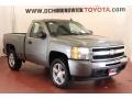 Graystone Metallic - Silverado 1500 LT Regular Cab 4x4 Photo No. 4