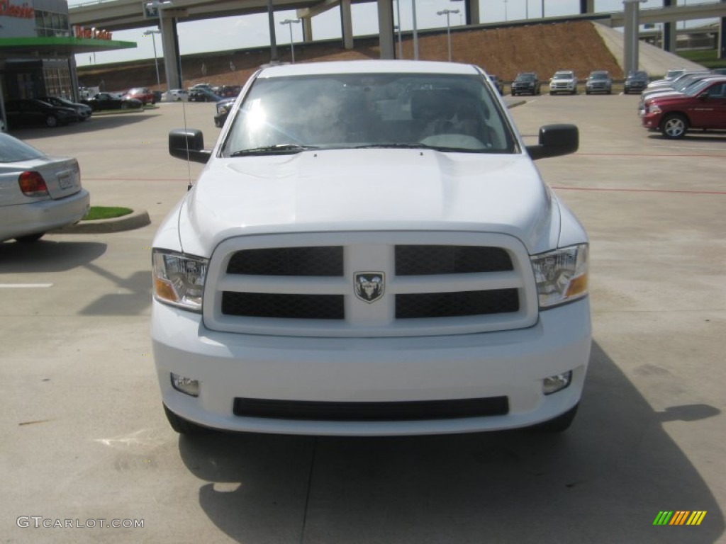 2012 Ram 1500 Express Crew Cab - Bright White / Dark Slate Gray/Medium Graystone photo #8