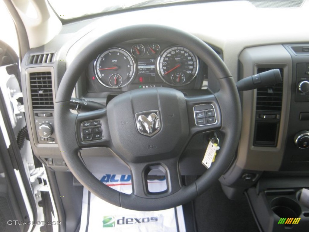 2012 Ram 1500 Express Crew Cab - Bright White / Dark Slate Gray/Medium Graystone photo #10