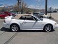 2002 Oxford White Ford Mustang GT Convertible  photo #17