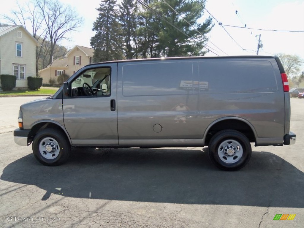 2012 Express 2500 Cargo Van - Graystone Metallic / Medium Pewter photo #5