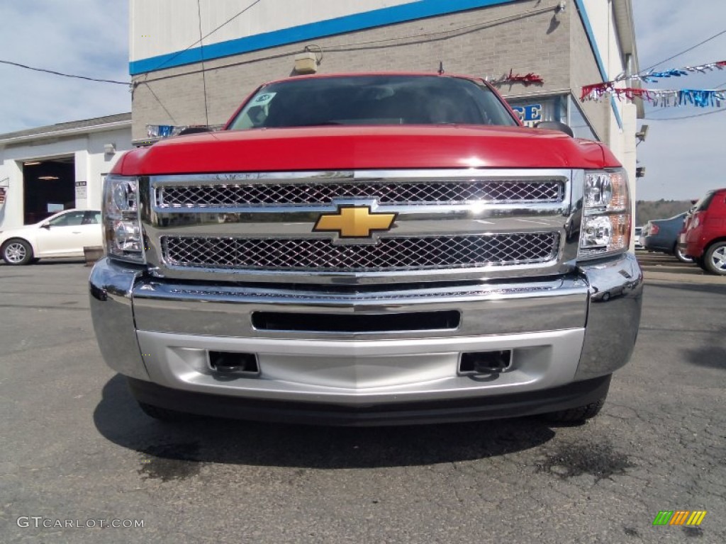 2012 Silverado 1500 LT Extended Cab 4x4 - Victory Red / Ebony photo #9