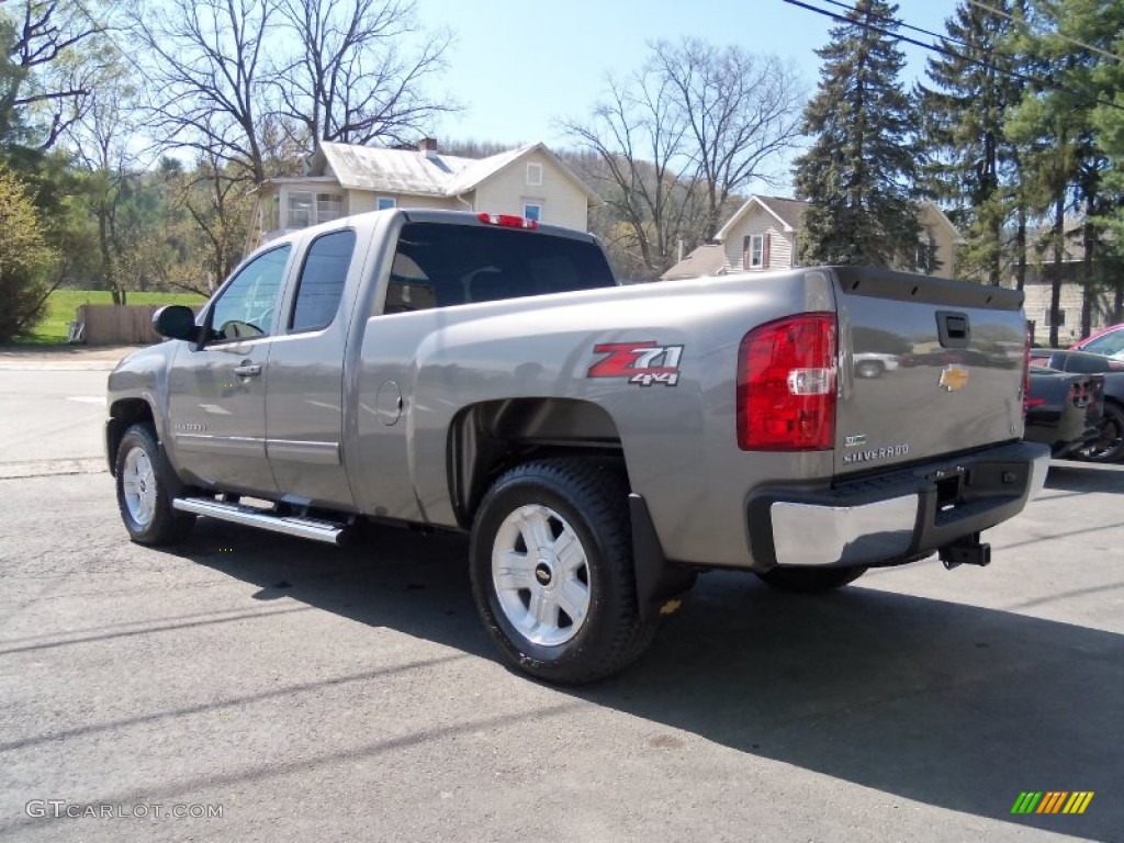 2012 Silverado 1500 LT Extended Cab 4x4 - Graystone Metallic / Ebony photo #5