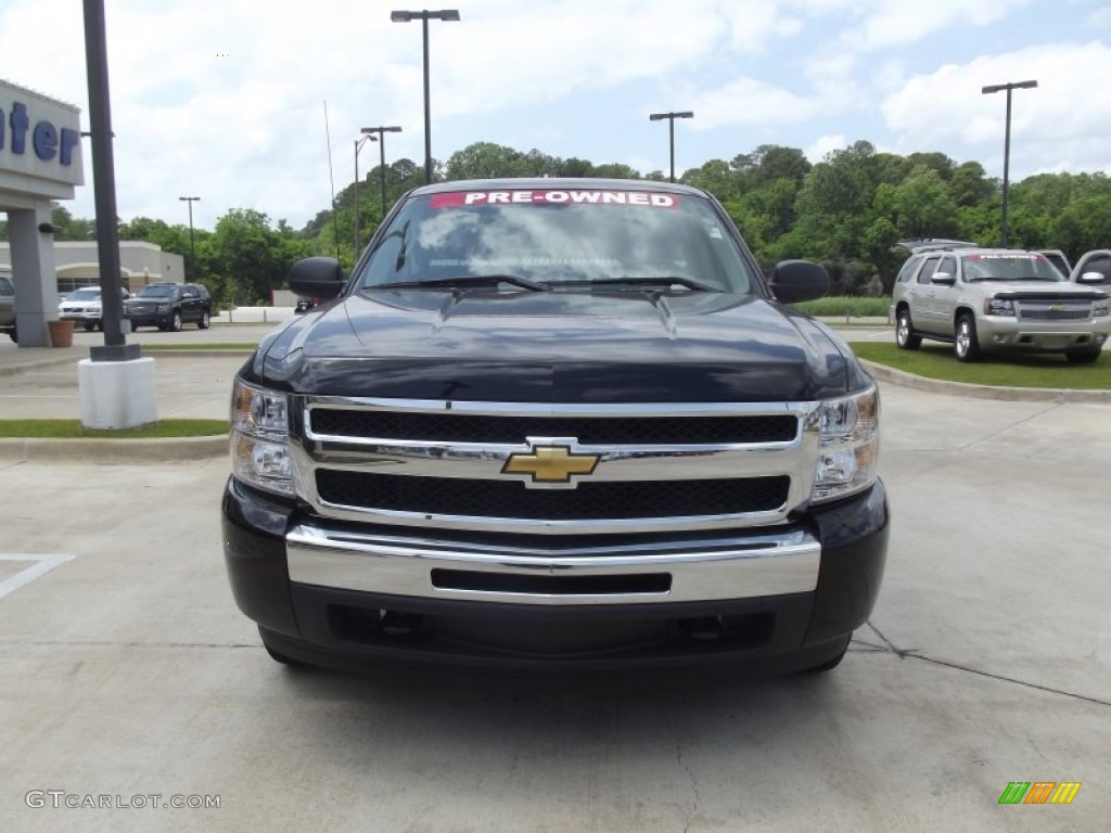 2011 Silverado 1500 LS Regular Cab 4x4 - Black / Dark Titanium photo #7