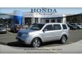 2012 Alabaster Silver Metallic Honda Pilot EX-L  photo #1