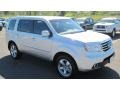 2012 Alabaster Silver Metallic Honda Pilot EX-L  photo #7