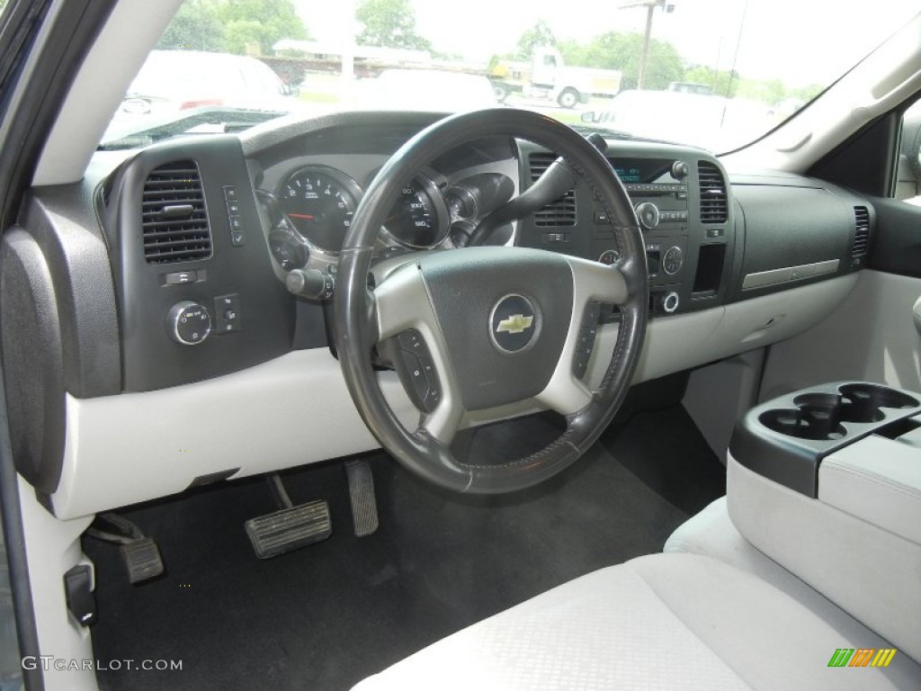 2007 Silverado 1500 LT Extended Cab 4x4 - Blue Granite Metallic / Light Titanium/Ebony Black photo #12