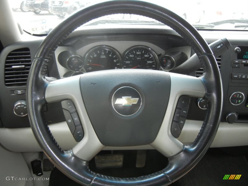 2007 Silverado 1500 LT Extended Cab 4x4 - Blue Granite Metallic / Light Titanium/Ebony Black photo #14