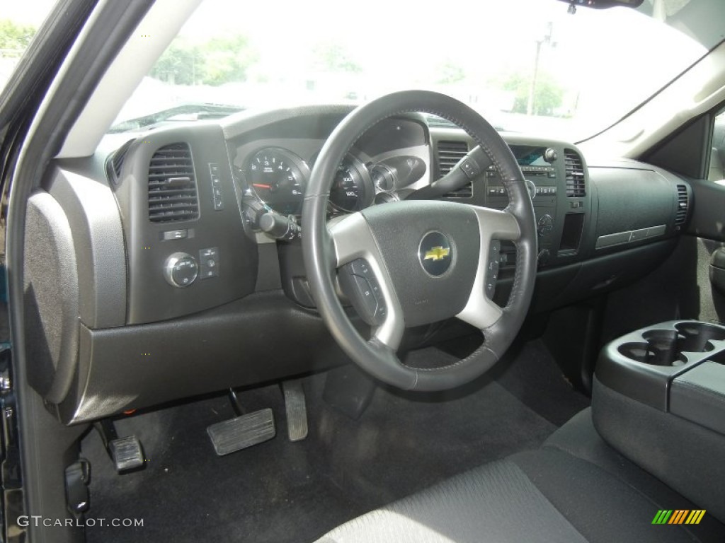 2010 Silverado 1500 LT Crew Cab 4x4 - Black Granite Metallic / Ebony photo #12