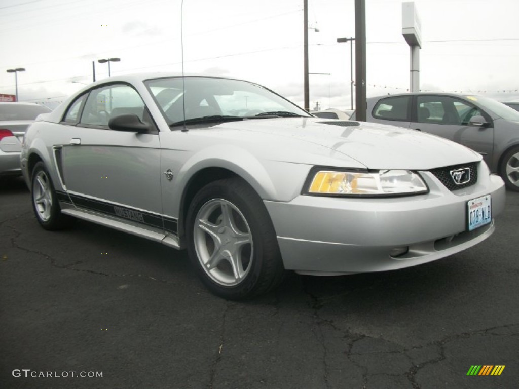 1999 Mustang GT Coupe - Silver Metallic / Dark Charcoal photo #30