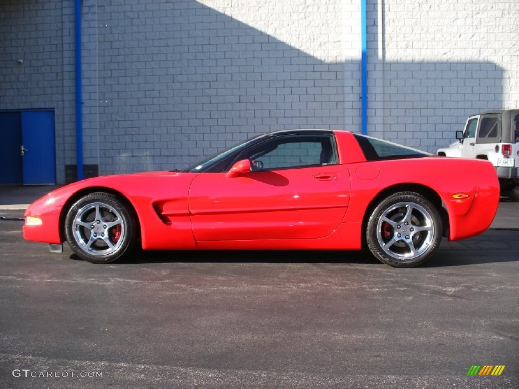 2004 Corvette Coupe - Torch Red / Black photo #2