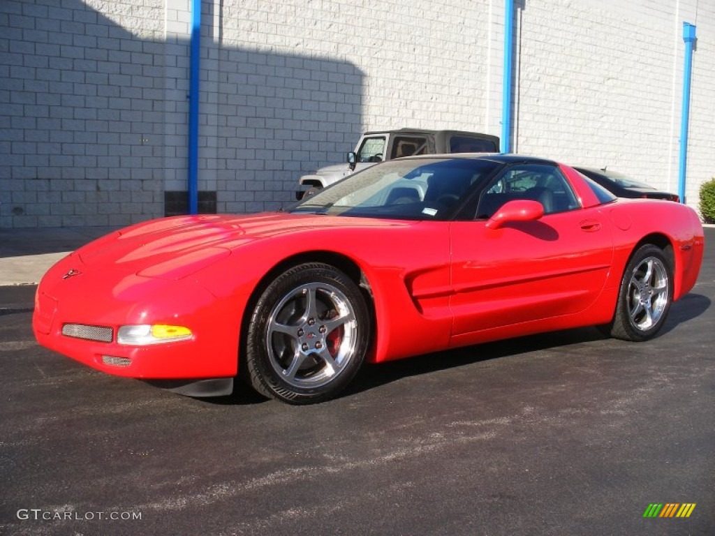 2004 Corvette Coupe - Torch Red / Black photo #3
