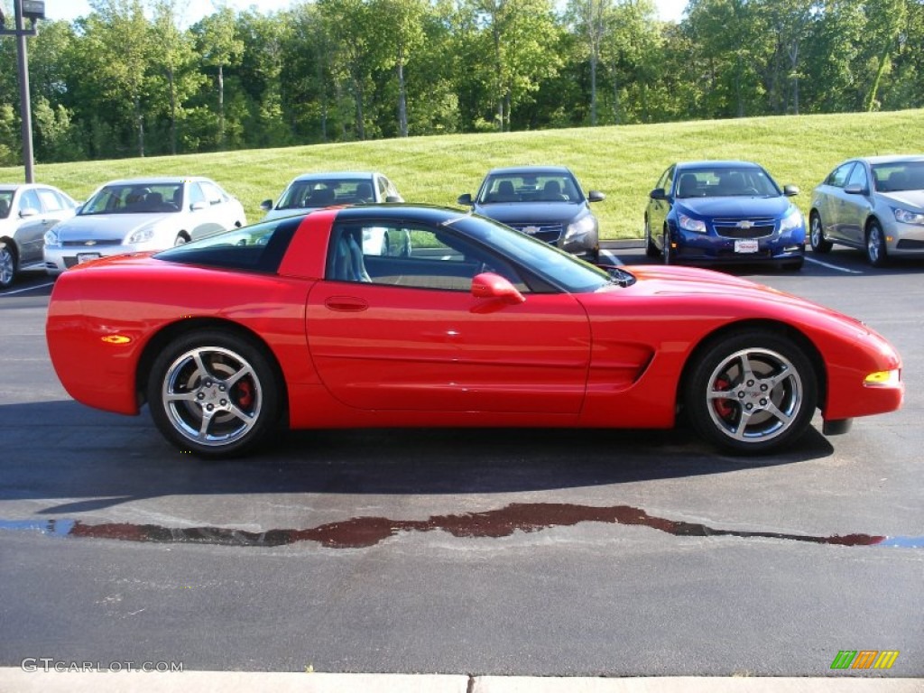2004 Corvette Coupe - Torch Red / Black photo #5