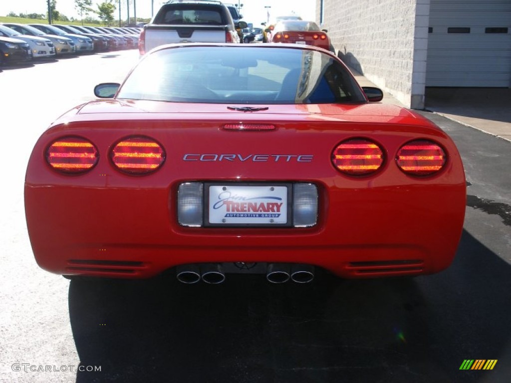 2004 Corvette Coupe - Torch Red / Black photo #9