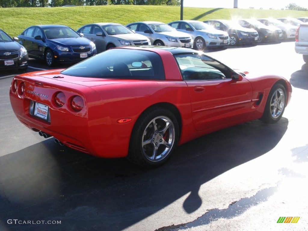 2004 Corvette Coupe - Torch Red / Black photo #11
