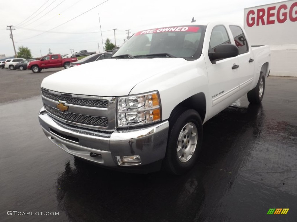 2012 Silverado 1500 LT Crew Cab 4x4 - Summit White / Ebony photo #3