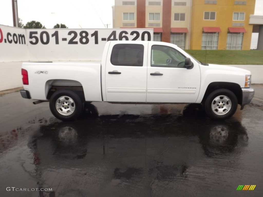 2012 Silverado 1500 LT Crew Cab 4x4 - Summit White / Ebony photo #8