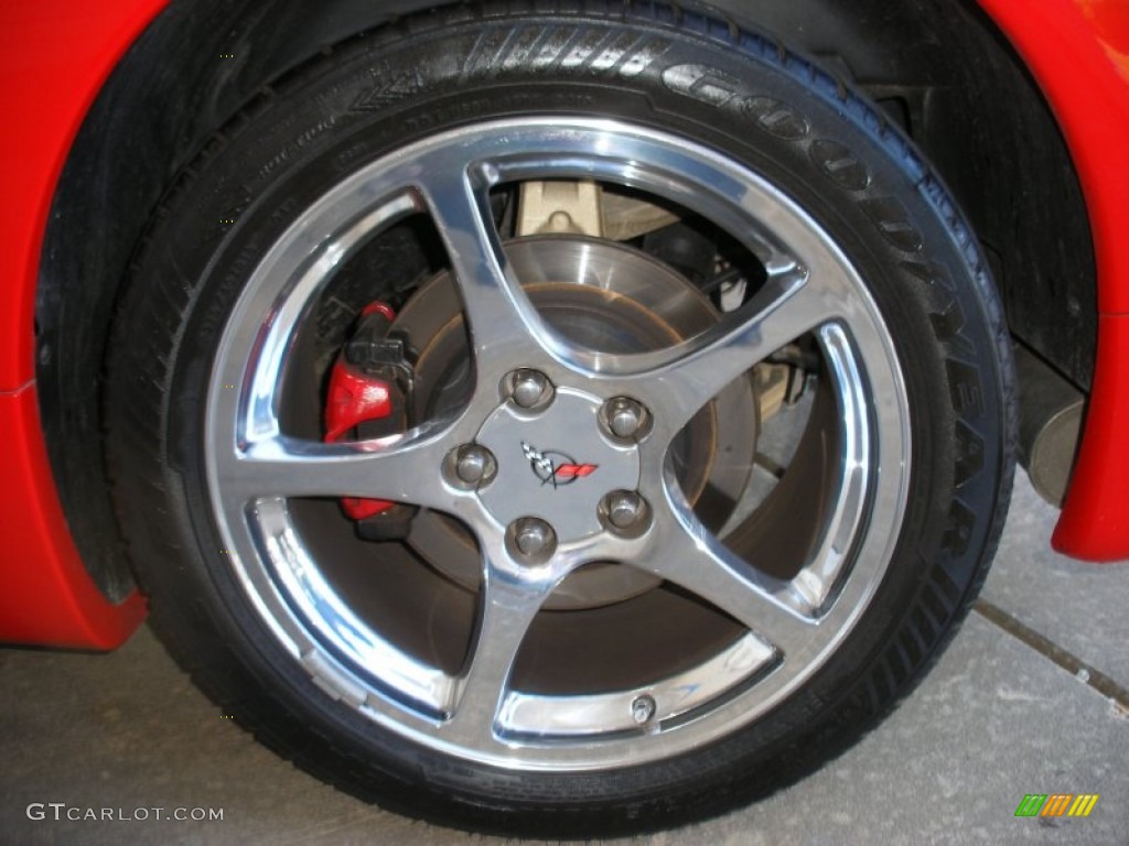 2004 Corvette Coupe - Torch Red / Black photo #34