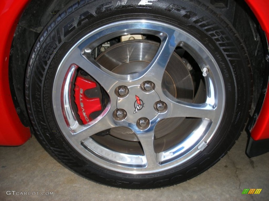2004 Corvette Coupe - Torch Red / Black photo #36