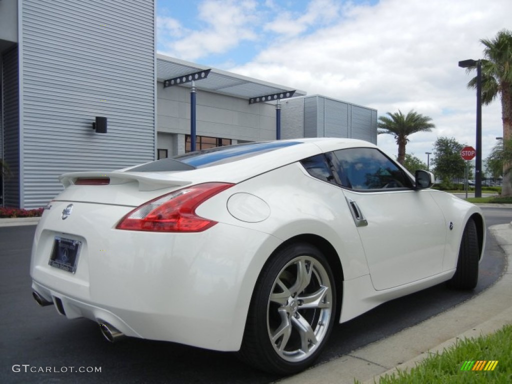 2012 370Z Sport Coupe - Pearl White / Black photo #6