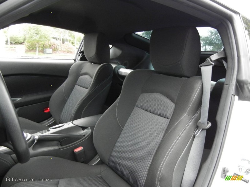 Black Interior 2012 Nissan 370Z Sport Coupe Photo #63892186