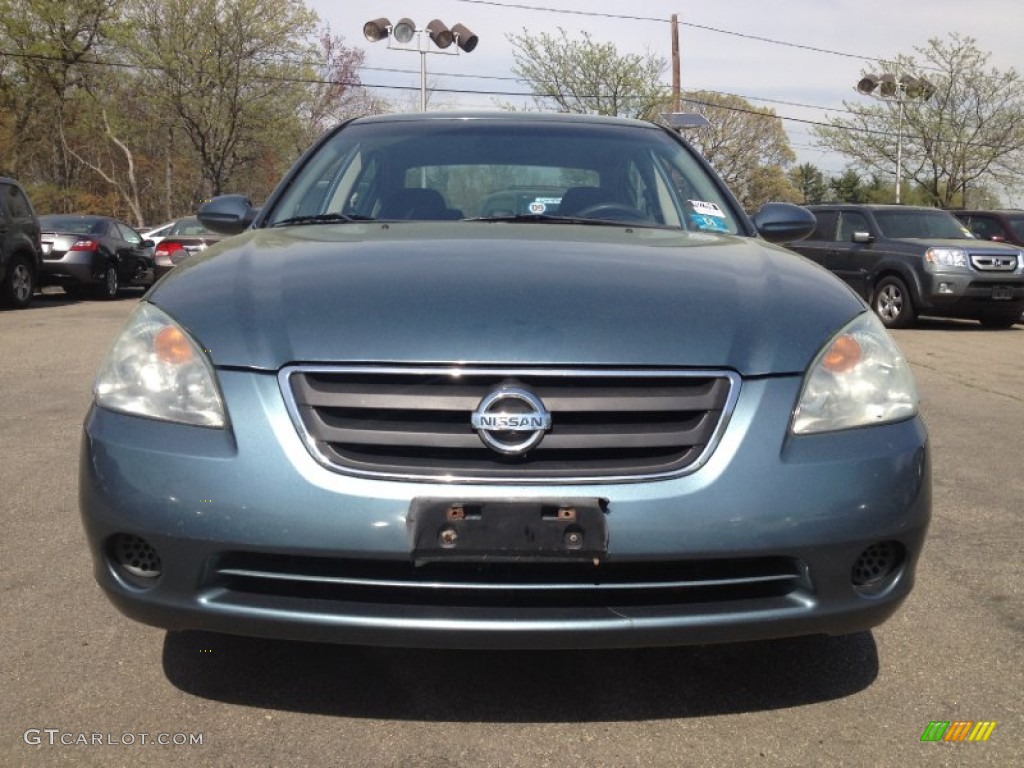 2002 Altima 2.5 S - Opal Blue Metallic / Charcoal Black photo #7