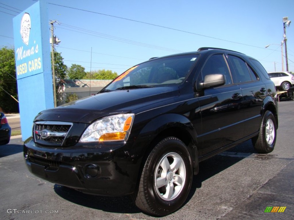 2009 Sorento LX - Midnight Blue / Beige photo #4