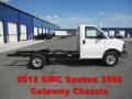 Summit White 2012 GMC Savana Cutaway 3500 Chassis
