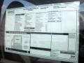  2012 Savana Cutaway 3500 Chassis Window Sticker