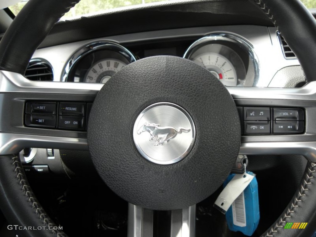 2011 Mustang V6 Premium Convertible - Performance White / Saddle photo #18