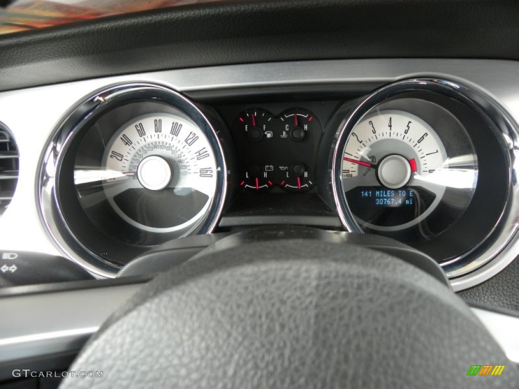 2011 Mustang V6 Premium Convertible - Performance White / Saddle photo #19