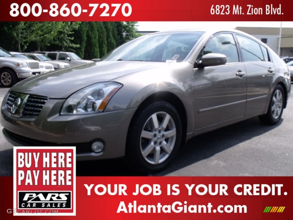 2004 Maxima 3.5 SE - Spirited Bronze / Black photo #1