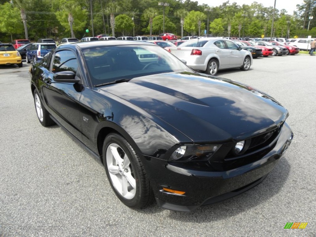 2010 Mustang GT Coupe - Black / Charcoal Black photo #1