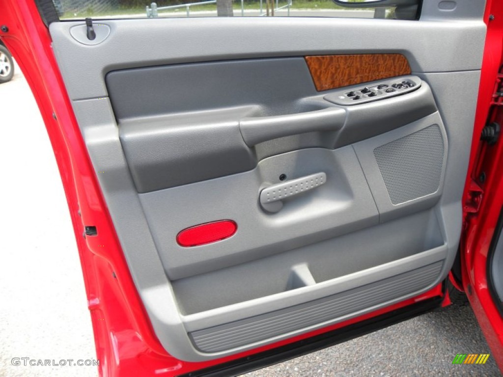 2006 Ram 1500 SLT Quad Cab 4x4 - Flame Red / Medium Slate Gray photo #5