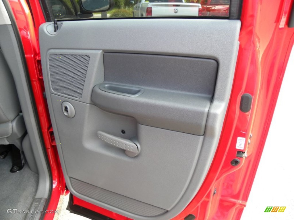 2006 Ram 1500 SLT Quad Cab 4x4 - Flame Red / Medium Slate Gray photo #11