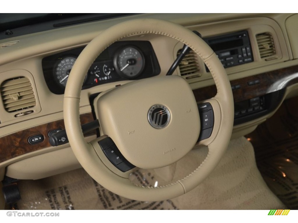 2009 Grand Marquis LS - Norsea Blue Metallic / Light Camel photo #32