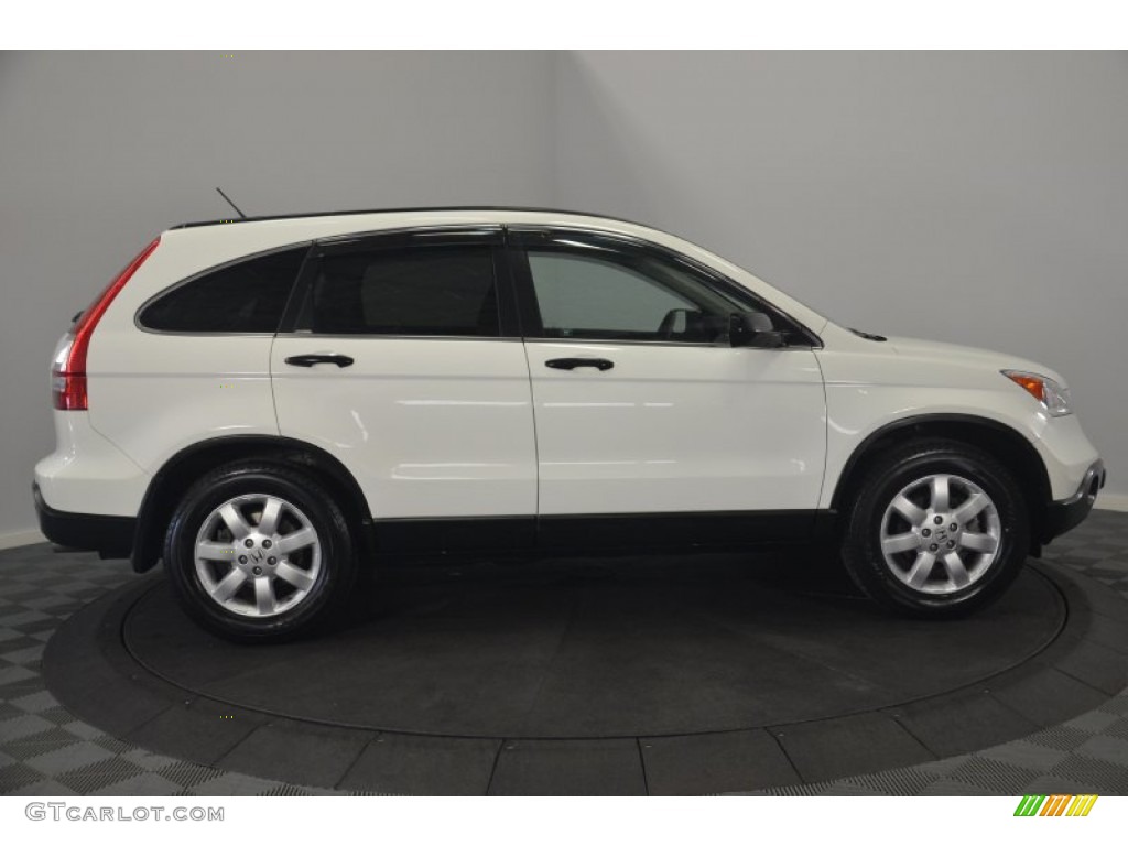 2009 CR-V EX 4WD - Taffeta White / Gray photo #5