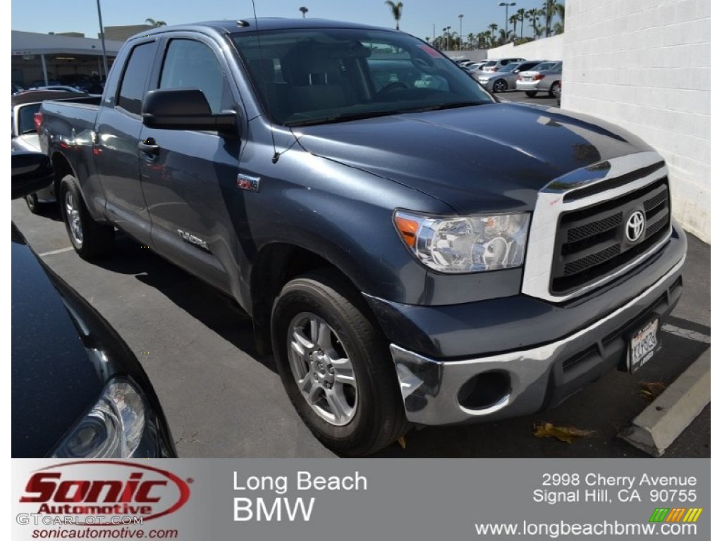 2010 Tundra Double Cab - Slate Gray Metallic / Graphite Gray photo #1