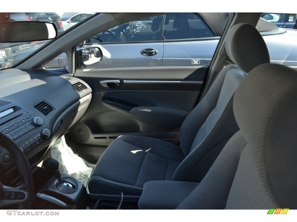 2010 Civic EX Sedan - Crystal Black Pearl / Beige photo #3