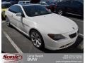 Alpine White 2005 BMW 6 Series 645i Coupe