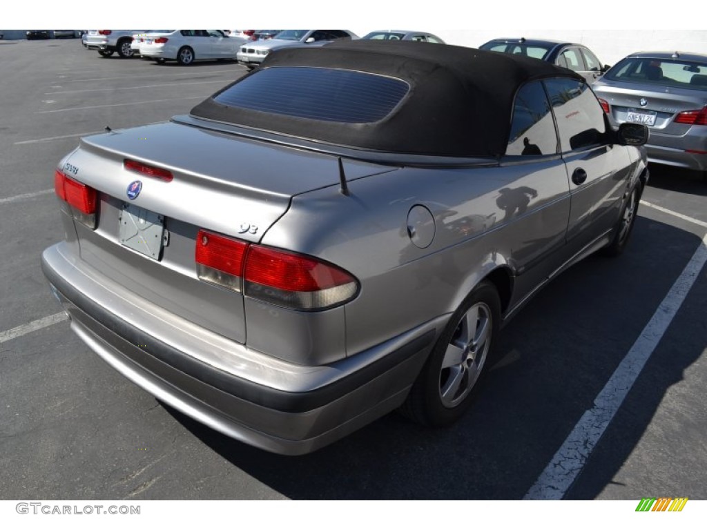 2003 9-3 SE Convertible - Steel Grey Metallic / Charcoal Grey photo #3