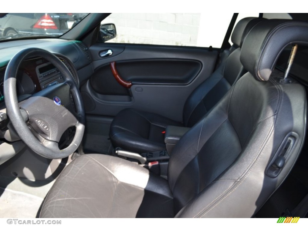 2003 9-3 SE Convertible - Steel Grey Metallic / Charcoal Grey photo #5