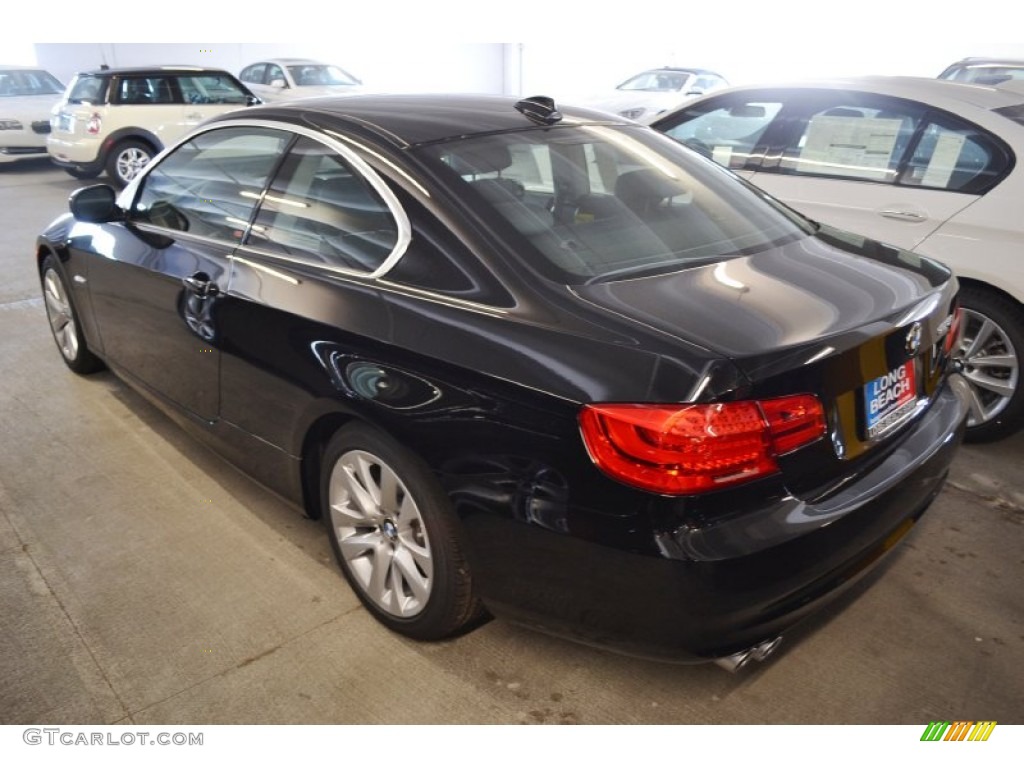 2012 3 Series 328i Coupe - Jet Black / Black photo #5