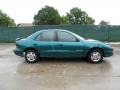 1999 Medium Green Blue Metallic Pontiac Sunfire SE Sedan  photo #2