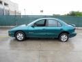 1999 Medium Green Blue Metallic Pontiac Sunfire SE Sedan  photo #6