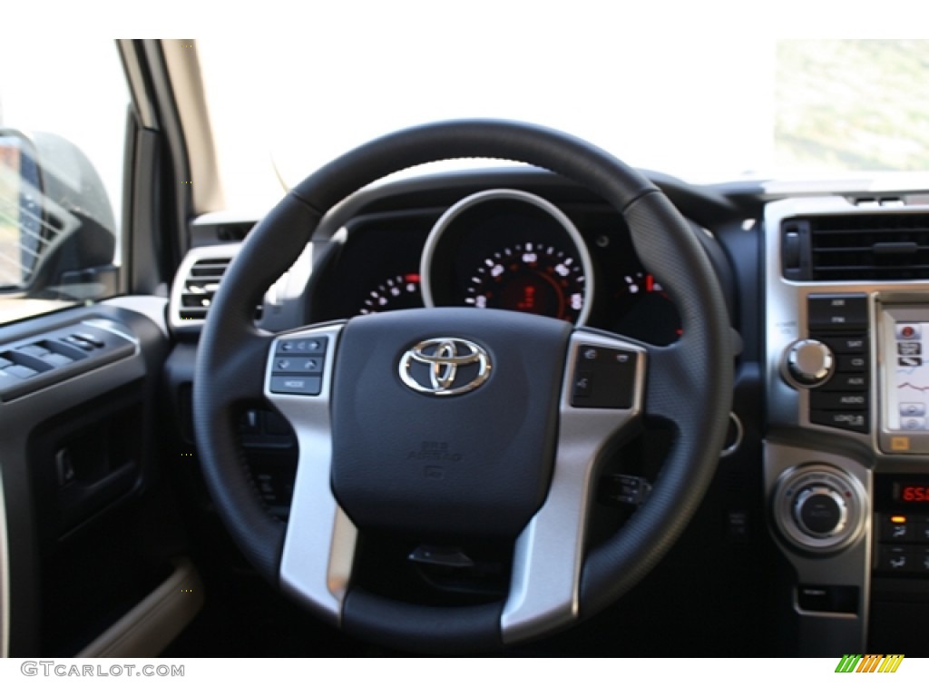 2012 4Runner Limited 4x4 - Black / Beige photo #9