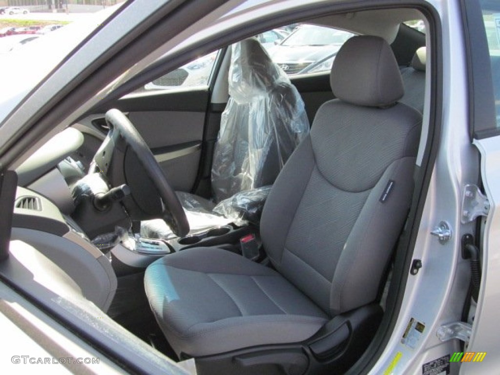 2012 Elantra GLS - Shimmering Silver / Gray photo #6