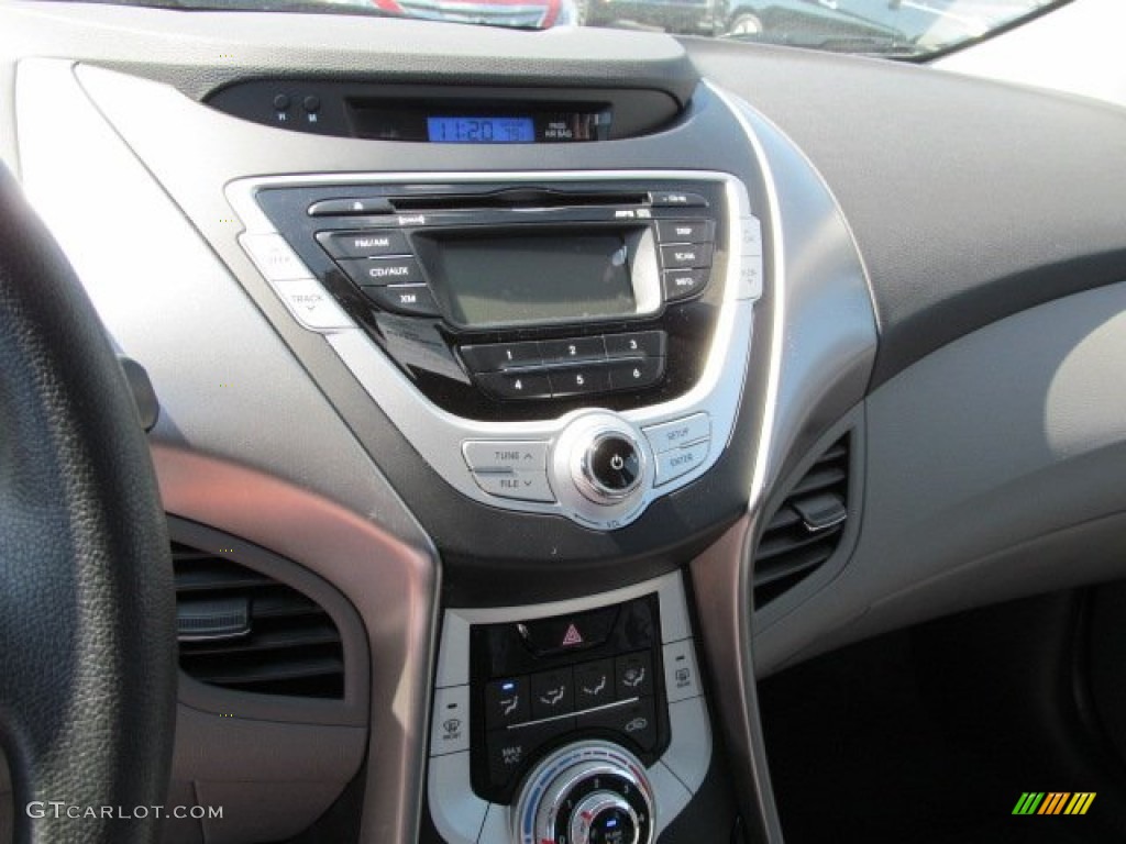 2012 Elantra GLS - Shimmering Silver / Gray photo #8