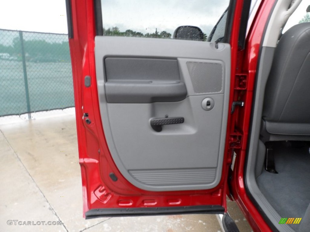 2008 Ram 1500 Lone Star Edition Quad Cab 4x4 - Inferno Red Crystal Pearl / Medium Slate Gray photo #32